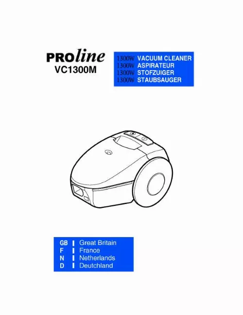 Mode d'emploi LG VC1300M