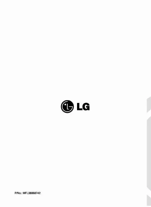 Mode d'emploi LG WD-14401TDK