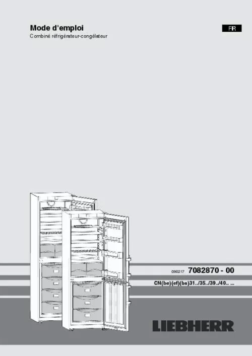 Mode d'emploi LIEBHERR CN3115