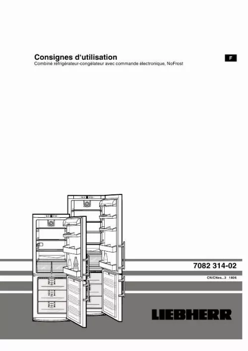 Mode d'emploi LIEBHERR CN 3613