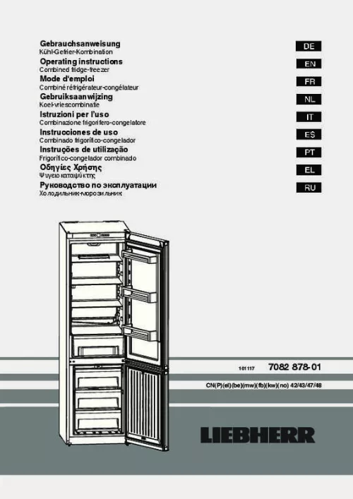 Mode d'emploi LIEBHERR CN4713