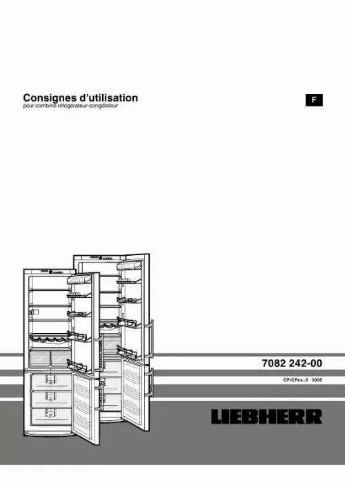 Mode d'emploi LIEBHERR CP 4056