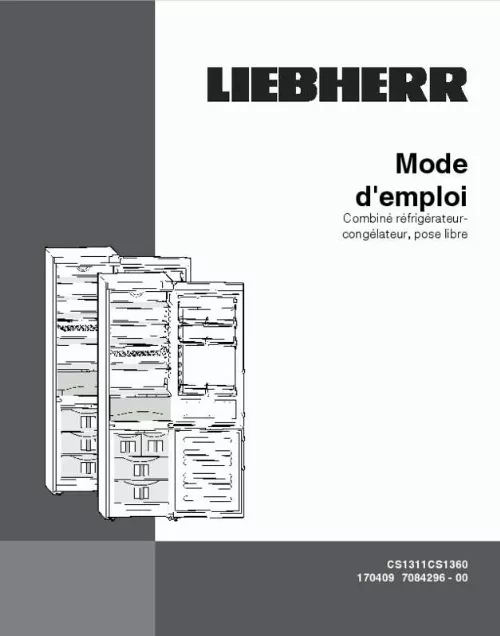 Mode d'emploi LIEBHERR CU330