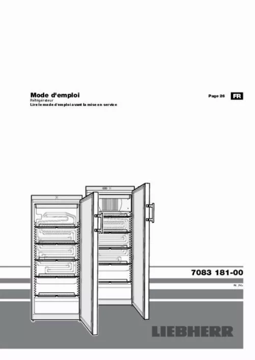 Mode d'emploi LIEBHERR FK3642