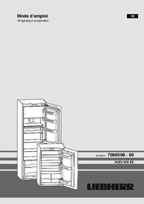 Mode d'emploi LIEBHERR IKB2724