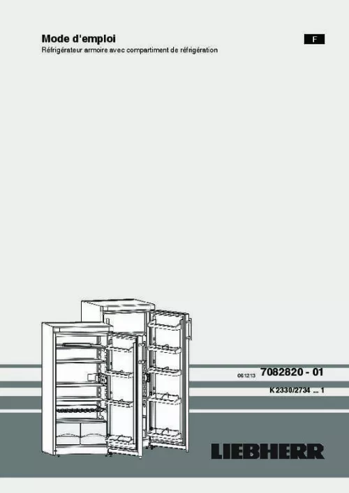 Mode d'emploi LIEBHERR K220