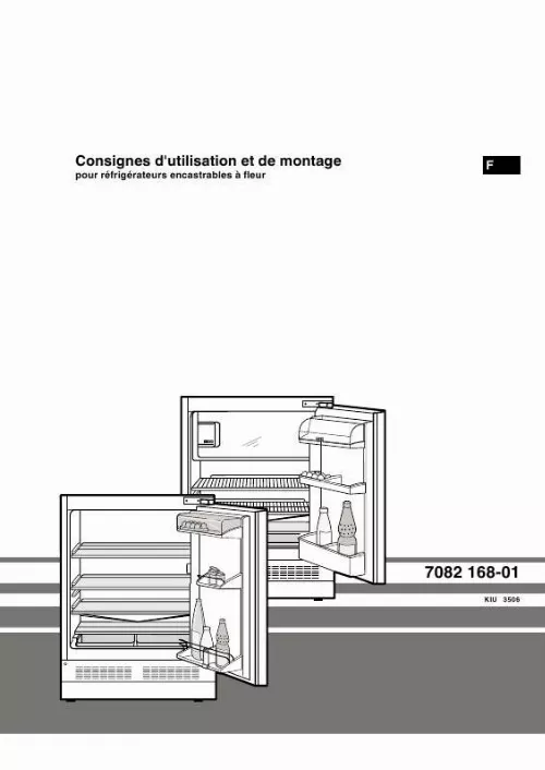 Mode d'emploi LIEBHERR KIU 1640