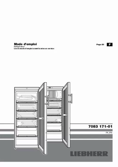 Mode d'emploi LIEBHERR KV3640