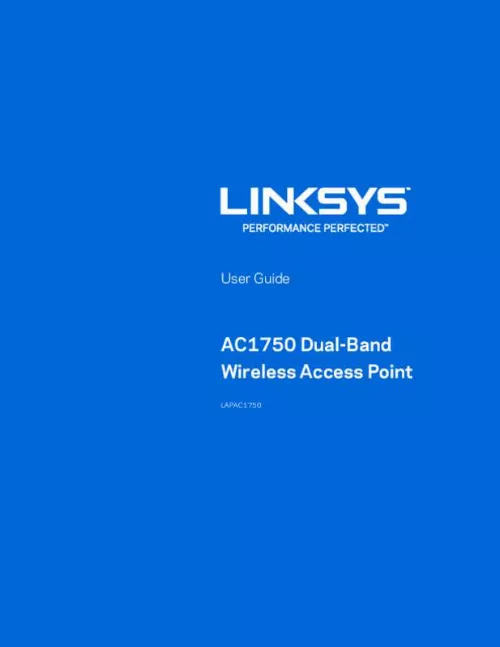 Mode d'emploi LINKSYS LAPAC1750