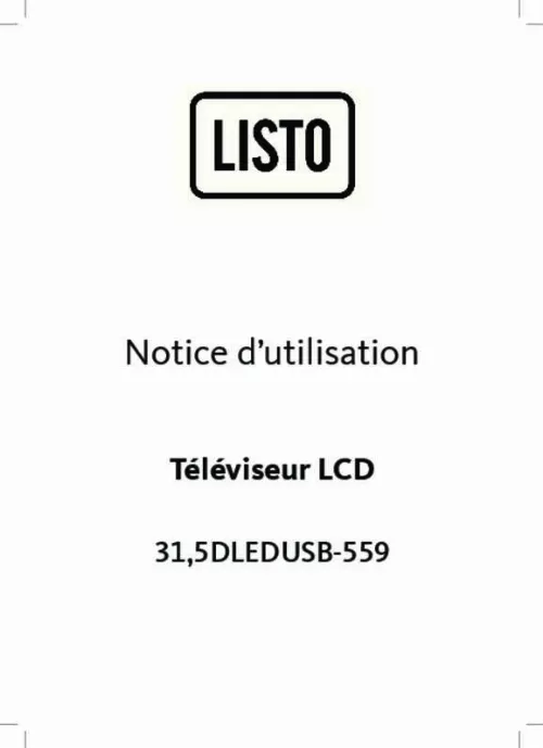 Mode d'emploi LISTO DLEDUSB-559
