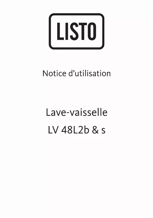 Mode d'emploi LISTO LV48 L2S