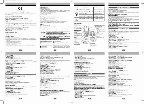 Mode d'emploi LOGICOM DUO 502