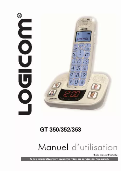 Mode d'emploi LOGICOM GT350