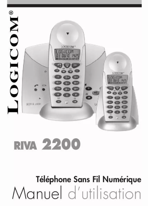 Mode d'emploi LOGICOM RIVA 2200