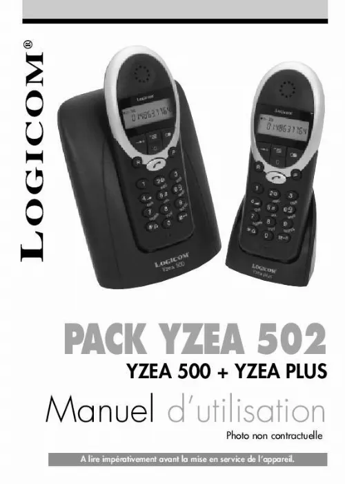 Mode d'emploi LOGICOM YZEA 502