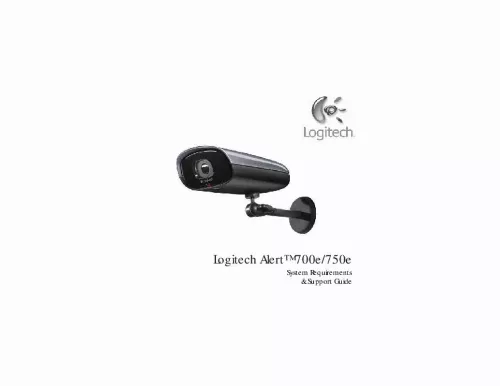 Mode d'emploi LOGITECH ALERT 750E