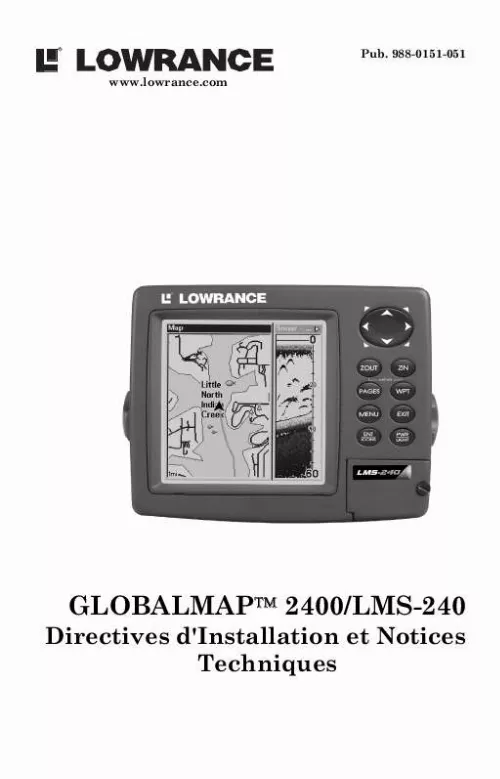 Mode d'emploi LOWRANCE LMS-240