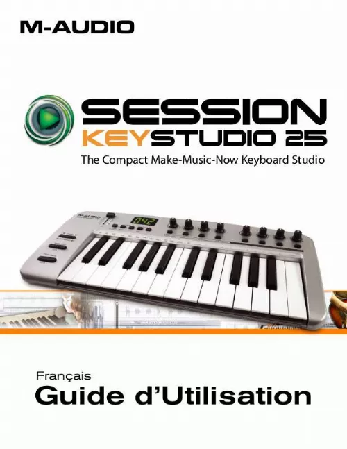 Mode d'emploi M-AUDIO SESSION KEYSTUDIO 25