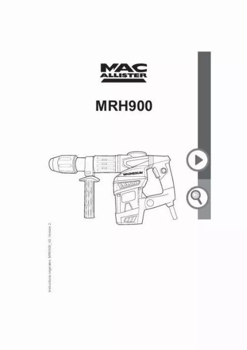 Mode d'emploi MAC ALLISTER MH900