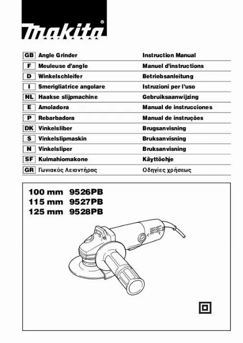 Mode d'emploi MAKITA 9526PB