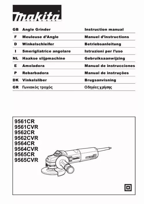 Mode d'emploi MAKITA 9564CR