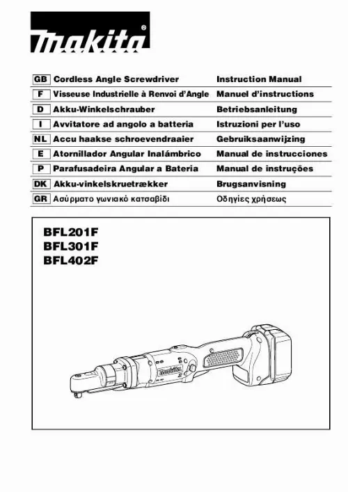 Mode d'emploi MAKITA BFL402F