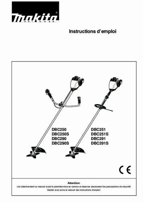 Mode d'emploi MAKITA DBC251S