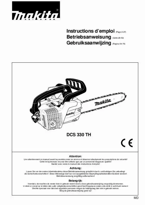 Mode d'emploi MAKITA DCS330TH