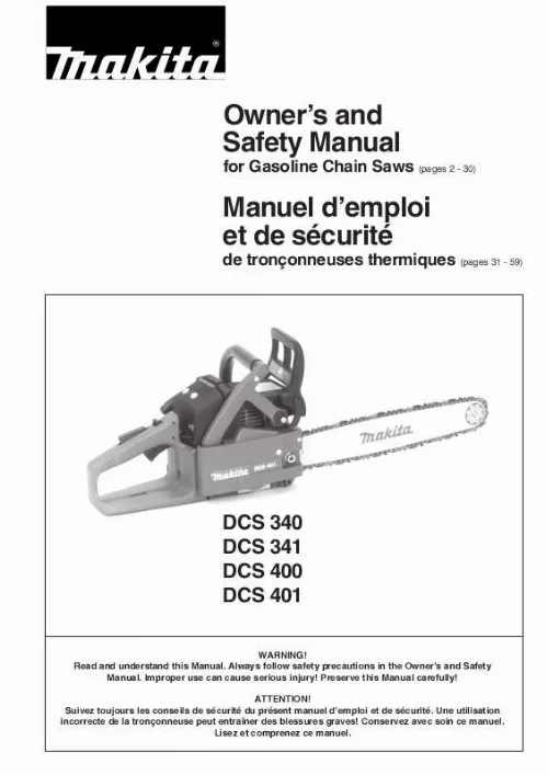 Mode d'emploi MAKITA DCS340