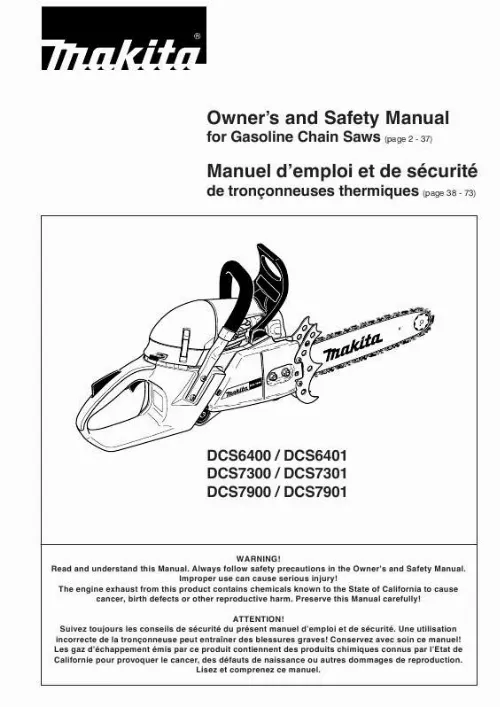 Mode d'emploi MAKITA DCS7300