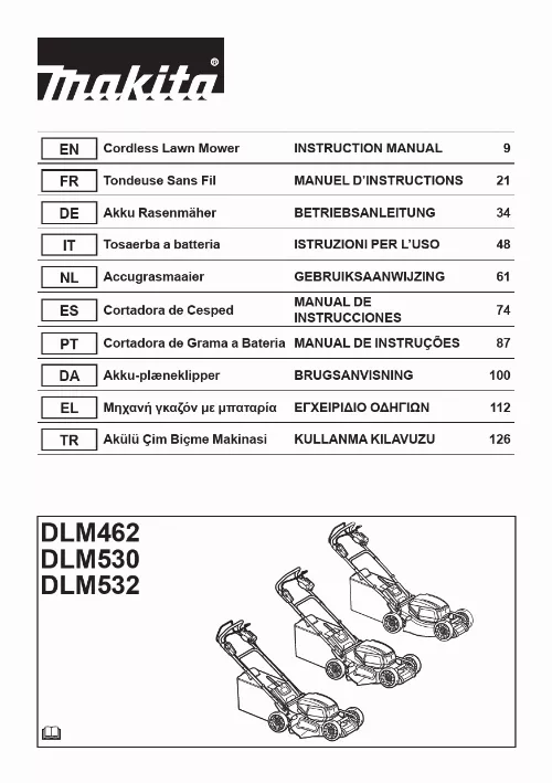 Mode d'emploi MAKITA DLM530PT4