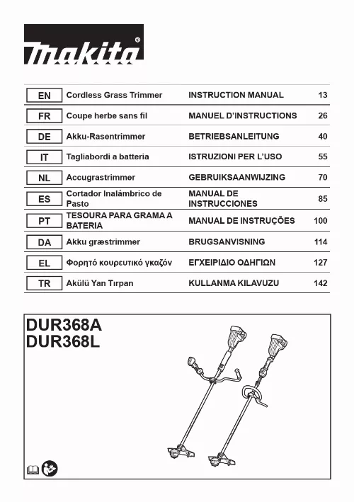 Mode d'emploi MAKITA DUR368LZ