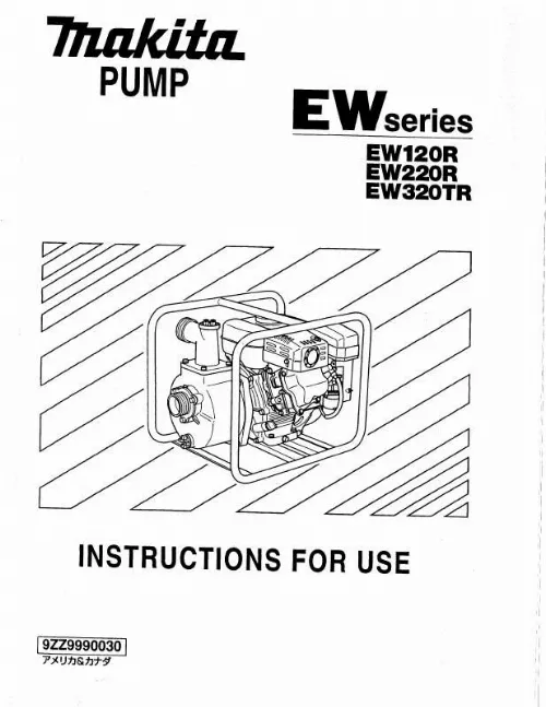 Mode d'emploi MAKITA EW320TR