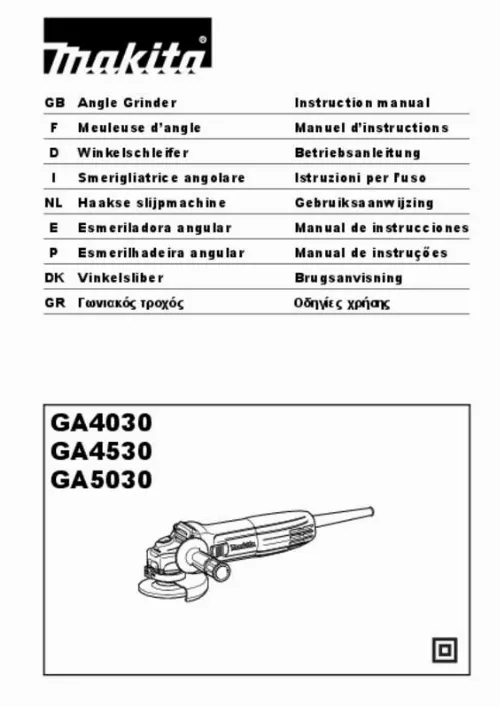 Mode d'emploi MAKITA GA5030KSP2