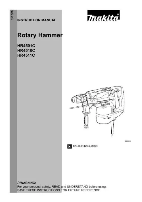 Mode d'emploi MAKITA HR4511C