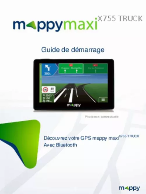 Mode d'emploi MAPPY MAXI X755 TRUCK