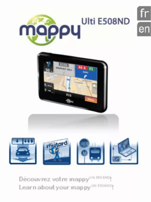 Mode d'emploi MAPPY ULTI E508