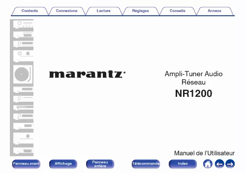 Mode d'emploi MARANTZ NR1200