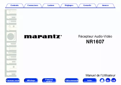 Mode d'emploi MARANTZ NR1607