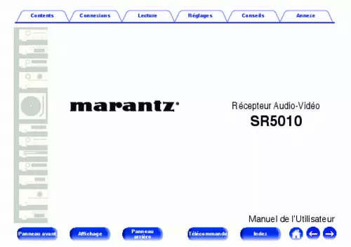 Mode d'emploi MARANTZ SR5010