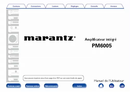 Mode d'emploi MARANTZ ST320L