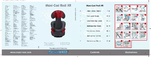 Mode d'emploi MAXI-COSI RODI XR