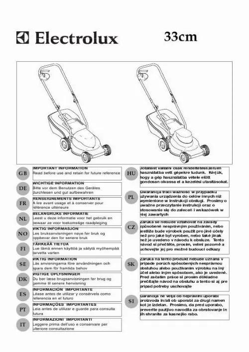 Mode d'emploi MCCULLOCH M8033E