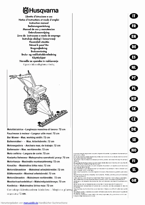 Mode d'emploi MCCULLOCH MPF72B