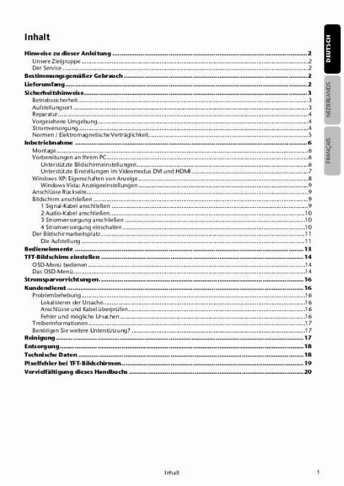 Mode d'emploi MEDION AKOYA P56001 MD 20094