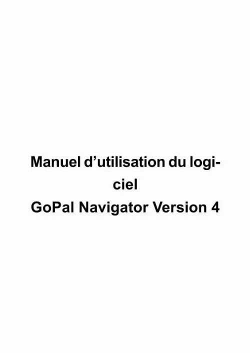 Mode d'emploi MEDION GOPAL NAVIGATOR 4.0 PE