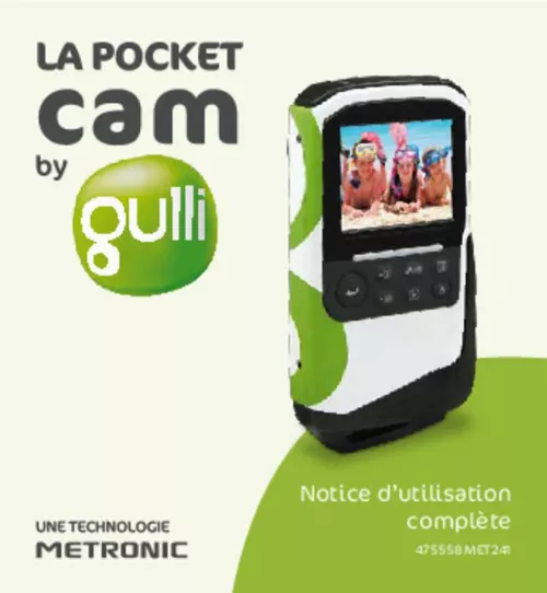 Mode d'emploi METRONIC POCKET CAM BY GULLI