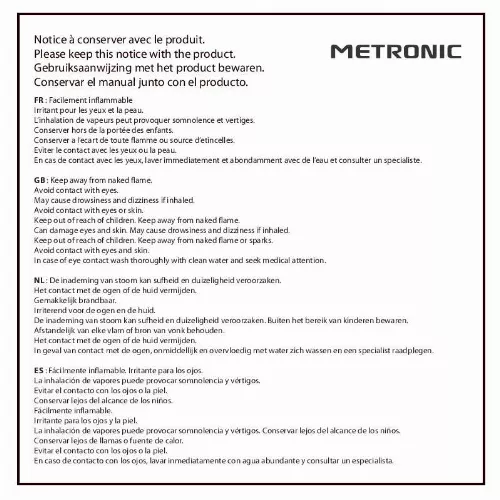 Mode d'emploi METRONIC STYLOS POUR CD-DVD