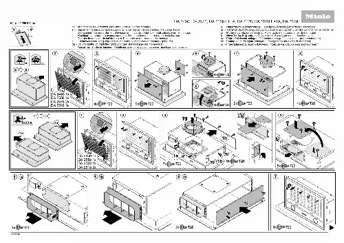 Mode d'emploi MIELE DA 2558 IN