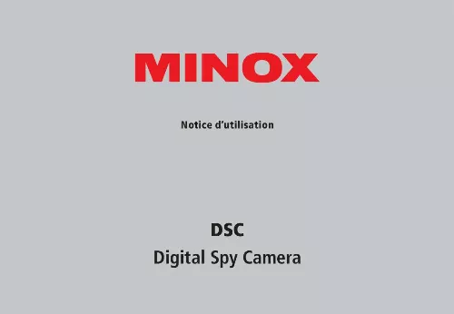 Mode d'emploi MINOX DSC